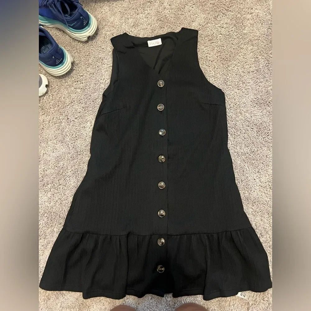 NWOT Pink Lily Sleeveless Button Down Dress